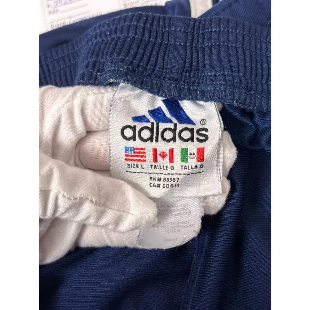 Vintage Adidas Sweatpants Large Mens Y2K Tearaway